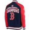 Boston Red Sox Challenger G-III Sports by Carl Banks Full-Zip Cotton Varsity Jacket 1