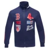 Boston Red Sox Fast Lane Polyester Varsity Jacket