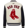 Boston Red Sox Retro Classic Women’s Wool & Leather Varsity Jacket 1