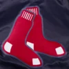 Boston Red Sox Script Tail Full-Snap Satin Varsity Navy Jacket 5