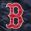 Boston Red Sox The Captain II Satin Varsity Navy Jacket 2