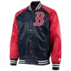 Boston Red Sox The Lead Off Hitter Full-Snap Satin Varsity Jacket