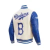 Brooklyn Dodgers Retro Classic Men´s Rib Wool Varsity Jacket 3