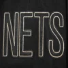 Brooklyn Nets Black & Gold Varsity Black Jacket 5