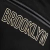 Brooklyn Nets Black & Gold Varsity Black Jacket 6