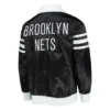 Brooklyn Nets Black The Captain II Varsity Jacket 1
