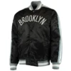 Brooklyn Nets Black The Offensive Varsity Jacket