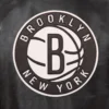 Brooklyn Nets Genuine Black Leather Jacket 2
