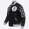 Brooklyn Nets Mashup Black Varsity Jacket
