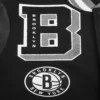 Brooklyn Nets Mashup Black Varsity Jacket 5