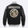 Brooklyn Nets Pro Prep Wool Black Jacket 3