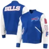 Buffalo Bills Classic Blue and White Wool Varsity Jacket 3