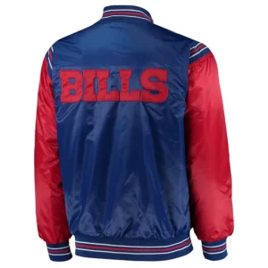 Buffalo Bills Enforcer Blue and Red Varsity Jacket 1