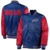 Buffalo Bills Enforcer Blue and Red Varsity Jacket 2