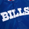 Buffalo Bills Navy Blue Satin Varsity Jacket 2