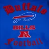 Buffalo Bills Old English Wool and Leather Varsity Jacket 4