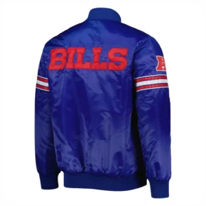 Buffalo Bills Pick & Roll Blue Varsity Jacket 1