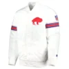 Buffalo Bills Power Forward White Varsity Jacket