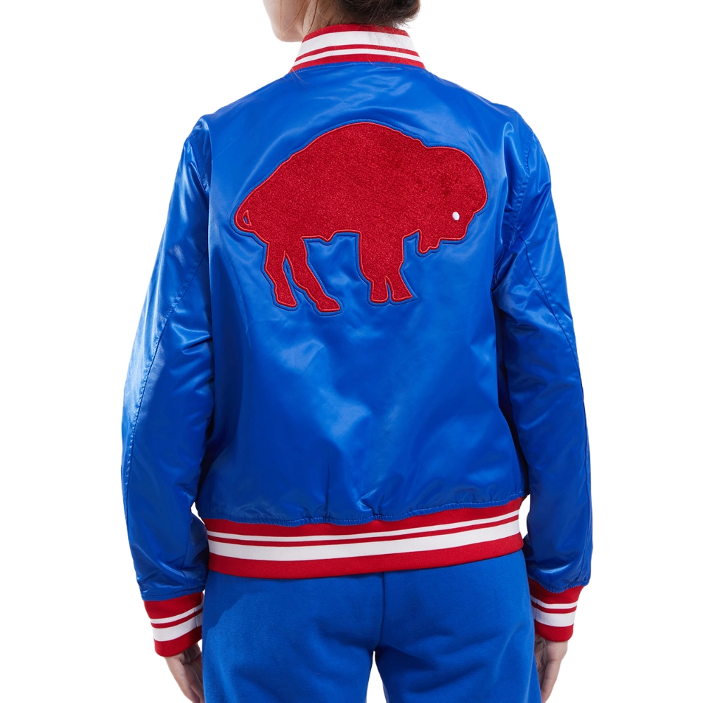 Buffalo Bills Retro Classic Blue Varsity Jacket 1