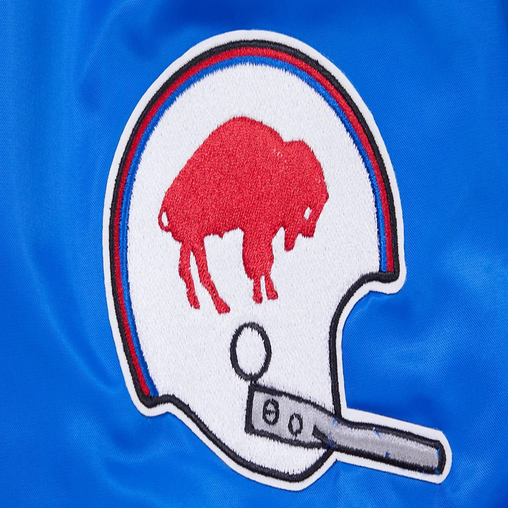 Buffalo Bills Retro Classic Satin Varsity Jacket 4