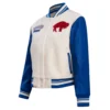 Buffalo Bills Retro Classic White Wool Varsity Jacket 2