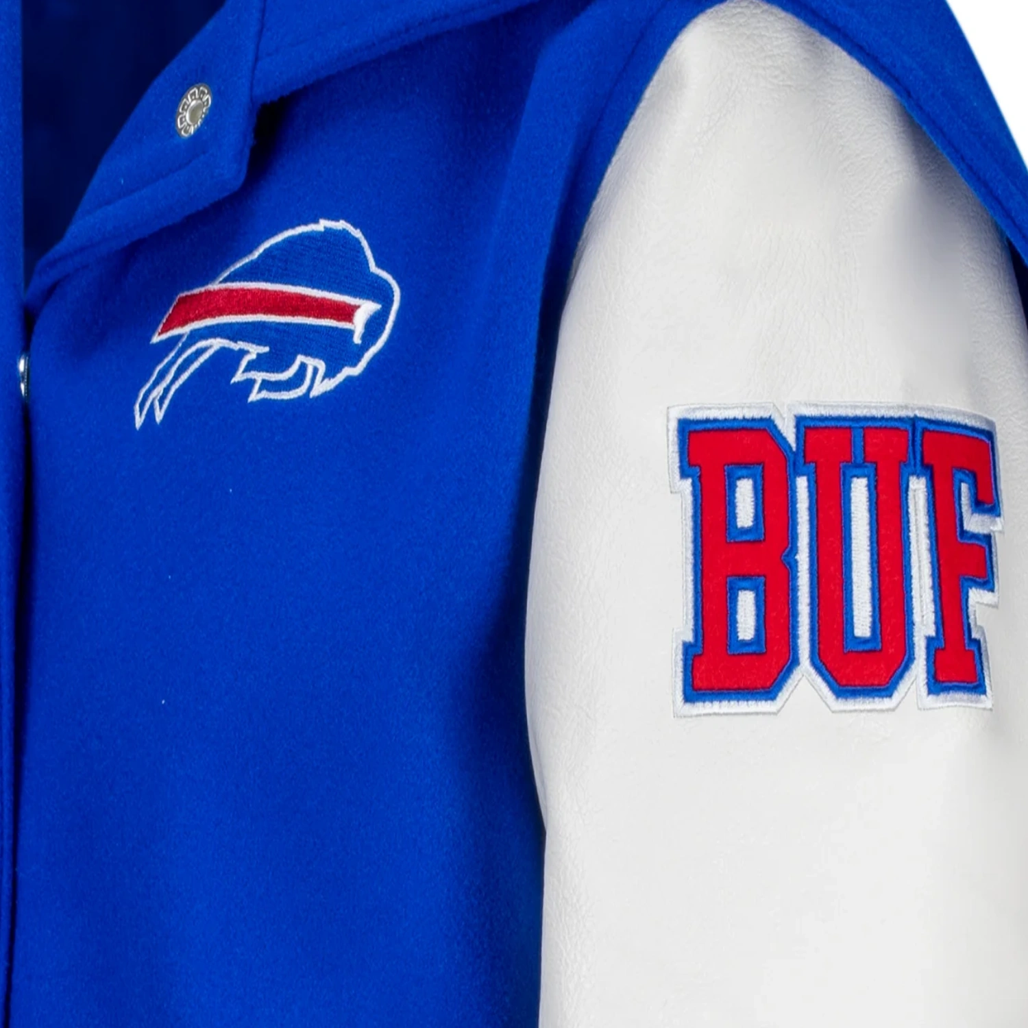 Buffalo Bills Sailor Blue Wool Varsity Jacket 2