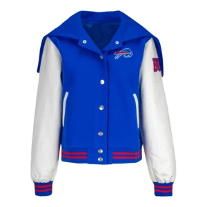 Buffalo Bills Sailor Blue Wool Varsity Jacket