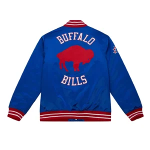 Buffalo Bills Satin Blue Jacket 1