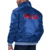 Buffalo Bills Silver Tab Trucker Blue Varsity Jacket 1