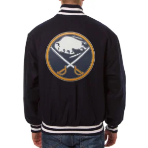 Buffalo Sabres One Color Navy Blue Jacket 1