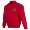 Calgary Flames Embroidered Poly Twill Jacket