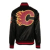 Calgary Flames Flames Black Varsity Jacket 1