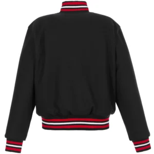Carolina Hurricanes Domestic Black Varsity Jacket 1