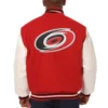 Carolina Hurricanes Two Tone Varsity Jacket 1