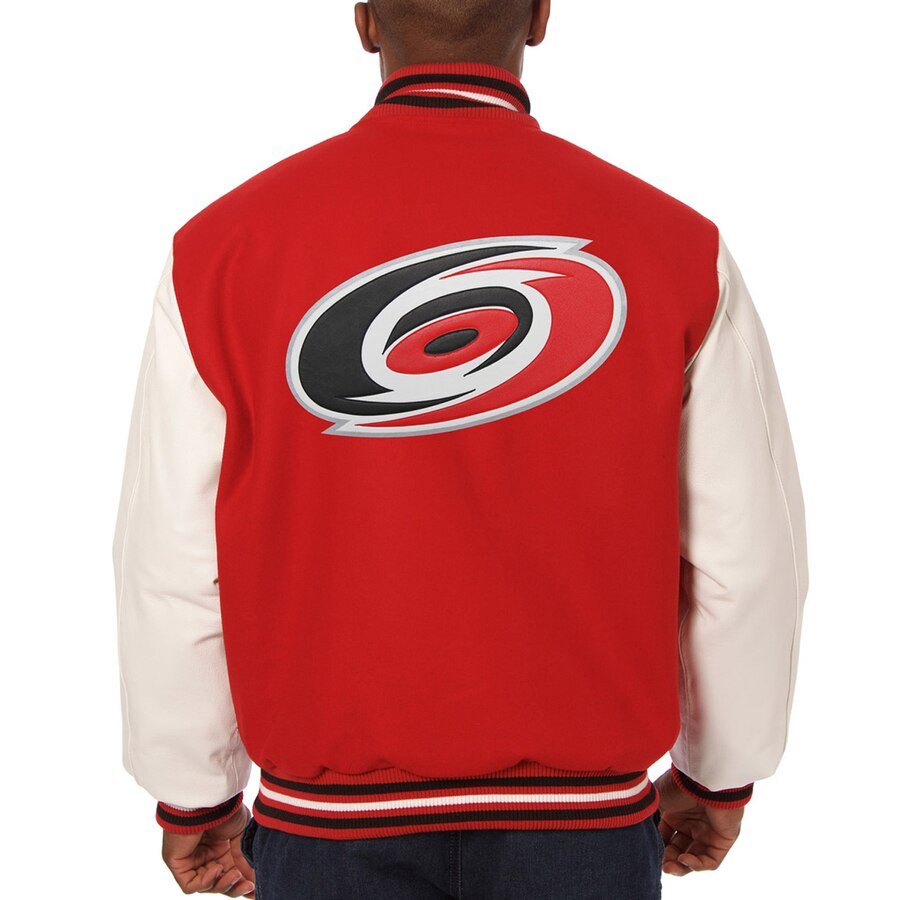 Carolina Hurricanes Two Tone Varsity Jacket 1