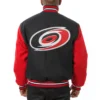 Carolina Hurricanes Varsity Jacket Black 1