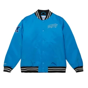 Carolina Panthers Aqua Satin Jacket