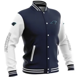 Carolina Panthers Bomber Classic Varsity Jacket