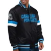 Carolina Panthers Home Game Black Varsity Jacket