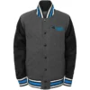 Carolina Panthers Letterman Wool and Satin Varsity Jacket