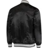 Carolina Panthers Locker Room Black Varsity Jacket 1