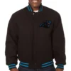 Carolina Panthers One Color Classic Varsity Jacket