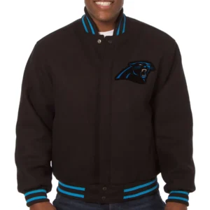 Carolina Panthers One Color Classic Varsity Jacket