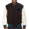 Carolina Panthers Two Tone Wool Varsity Jacket