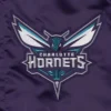 Charlotte Hornets Force Play Purple Varsity Jacket 1