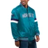 Charlotte Hornets Home game Teal Varsity Jacket