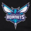 Charlotte Hornets Mashup Black Wool Varsity Jacket 4