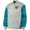 Charlotte Hornets The Enforcer Varsity Gray Jacket