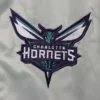 Charlotte Hornets The Enforcer Varsity Gray Jacket 2
