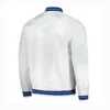 Charlotte Hornets Throwback Wordmark White Varsity Jacket 1